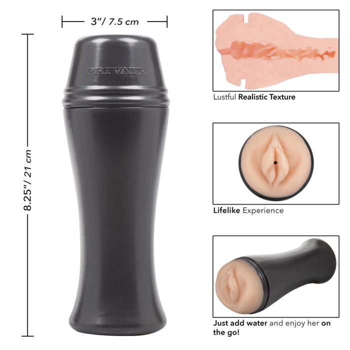 PRIVATE SELF LUBRICATING WET KITTEN TO GO STROKER
