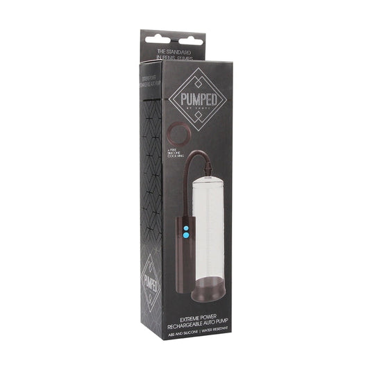 EXTREME POWER RECHARGEABLE AUTO PUMP - TRANSPARENT