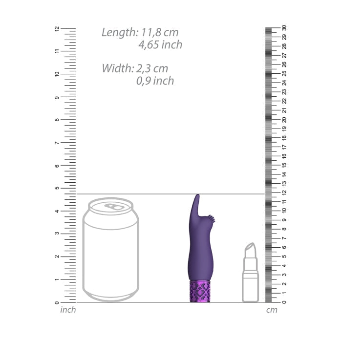 ELEGANCE - RECHARGEABLE SILICONE BULLET - PURPLE