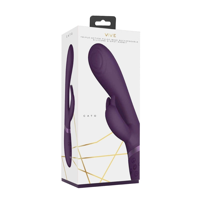CATO - PULSE G-SPOT RABBIT - PURPLE
