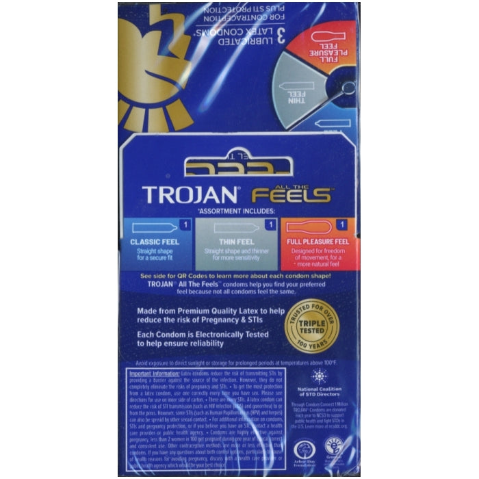 TROJAN 3'S ALL THE FEELS 6 PACK