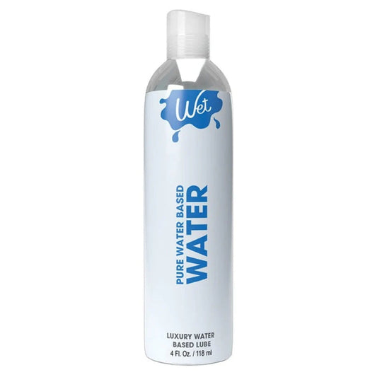LUBE PURE WATER-BASED 4OZ WATER WET