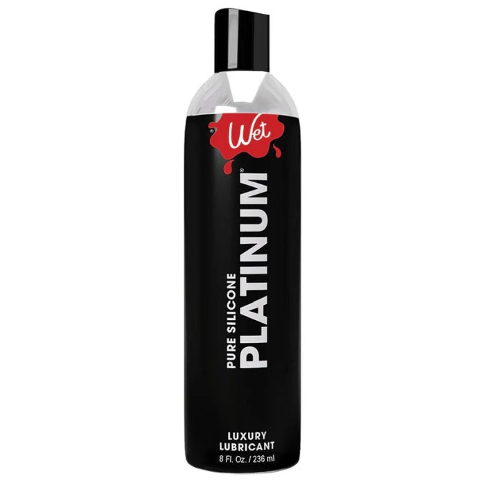 LUBE PURE SILICONE 8OZ PLATINUM WET