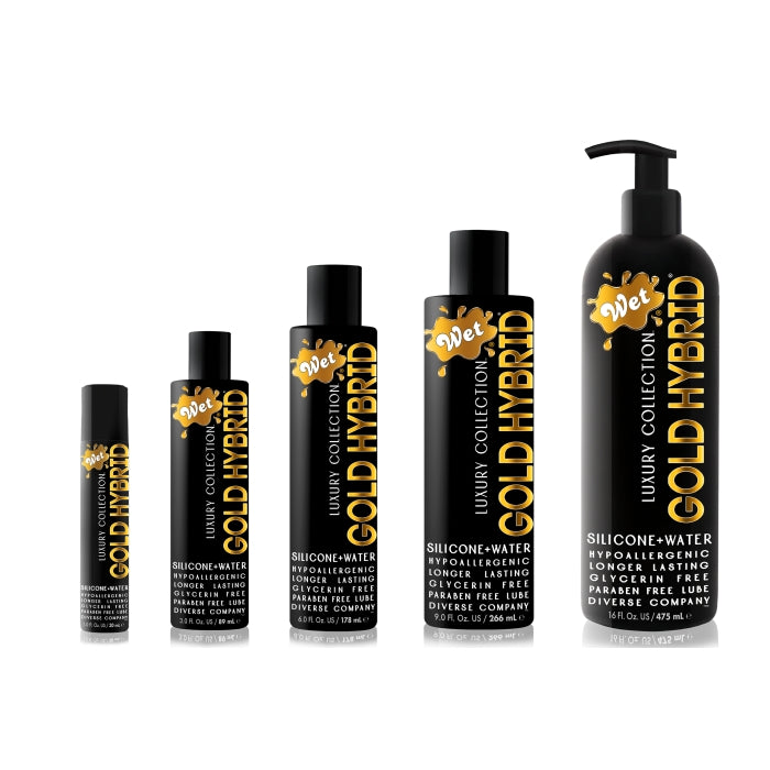 WET GOLD HYBRID WATER SILICONE BLEND 1OZ