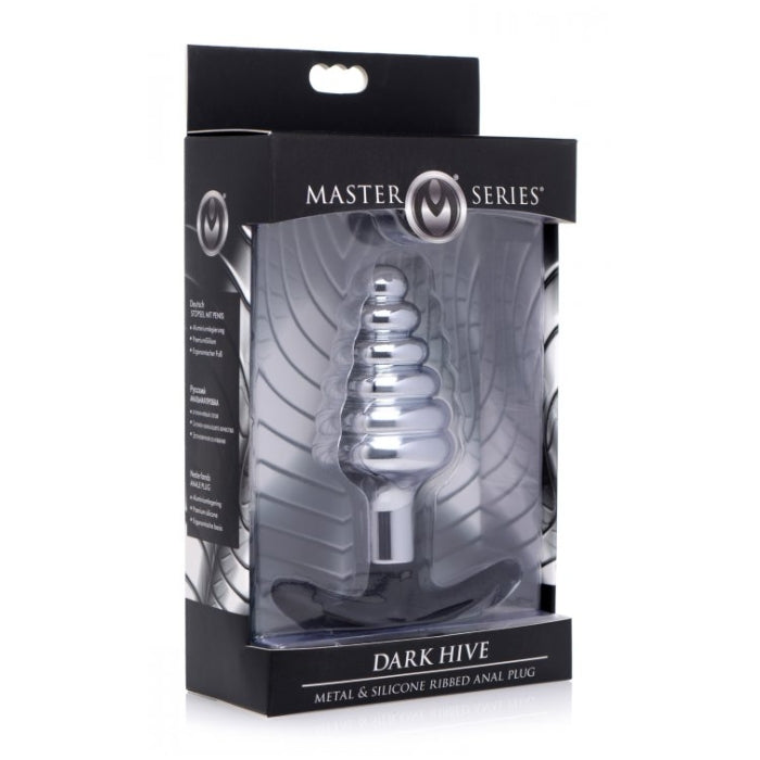 DARK HIVE METAL & SILICONE ANAL PLUG