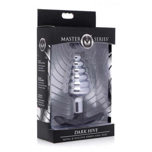 DARK HIVE METAL & SILICONE ANAL PLUG