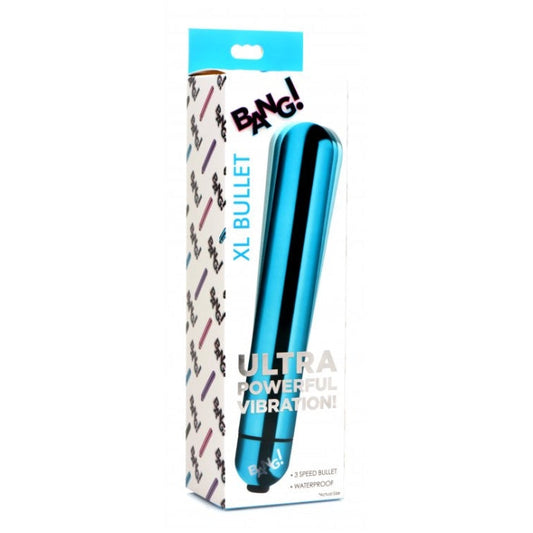 BG VIBRATING METALLIC XL BULLET - BLUE