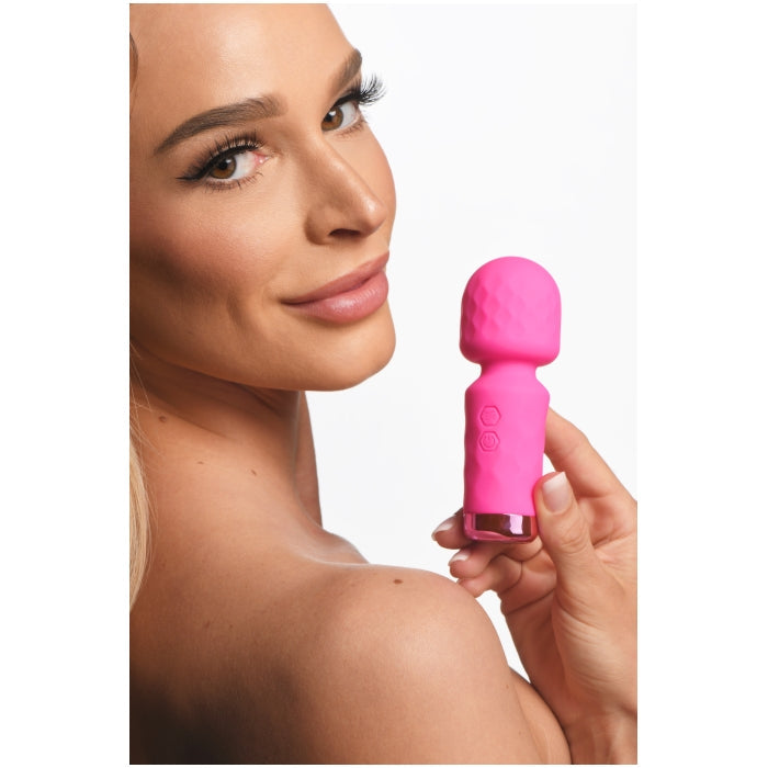 10X MINI SILICONE WAND - PINK