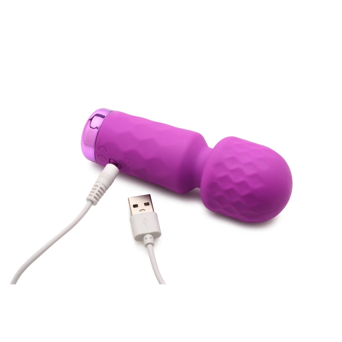 10X MINI SILICONE WAND - PURPLE